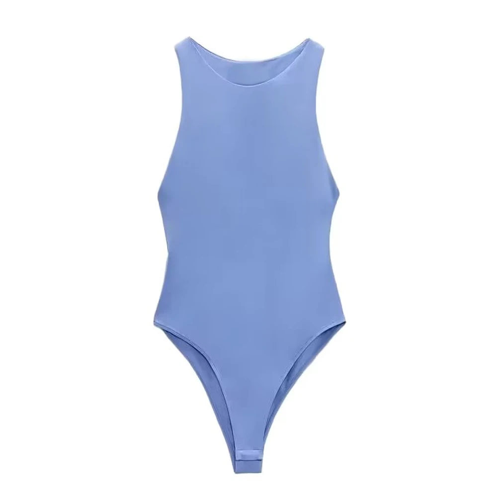 Body halter sin mangas