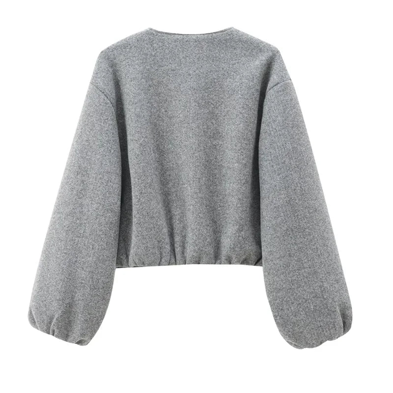 Chaqueta Bomber Gris