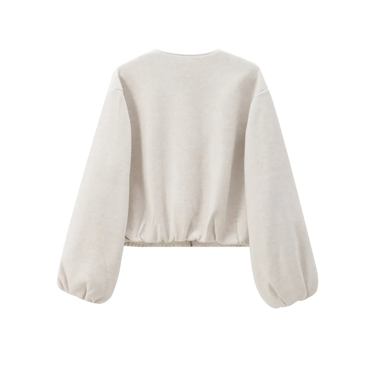 Chaqueta Bomber Beige
