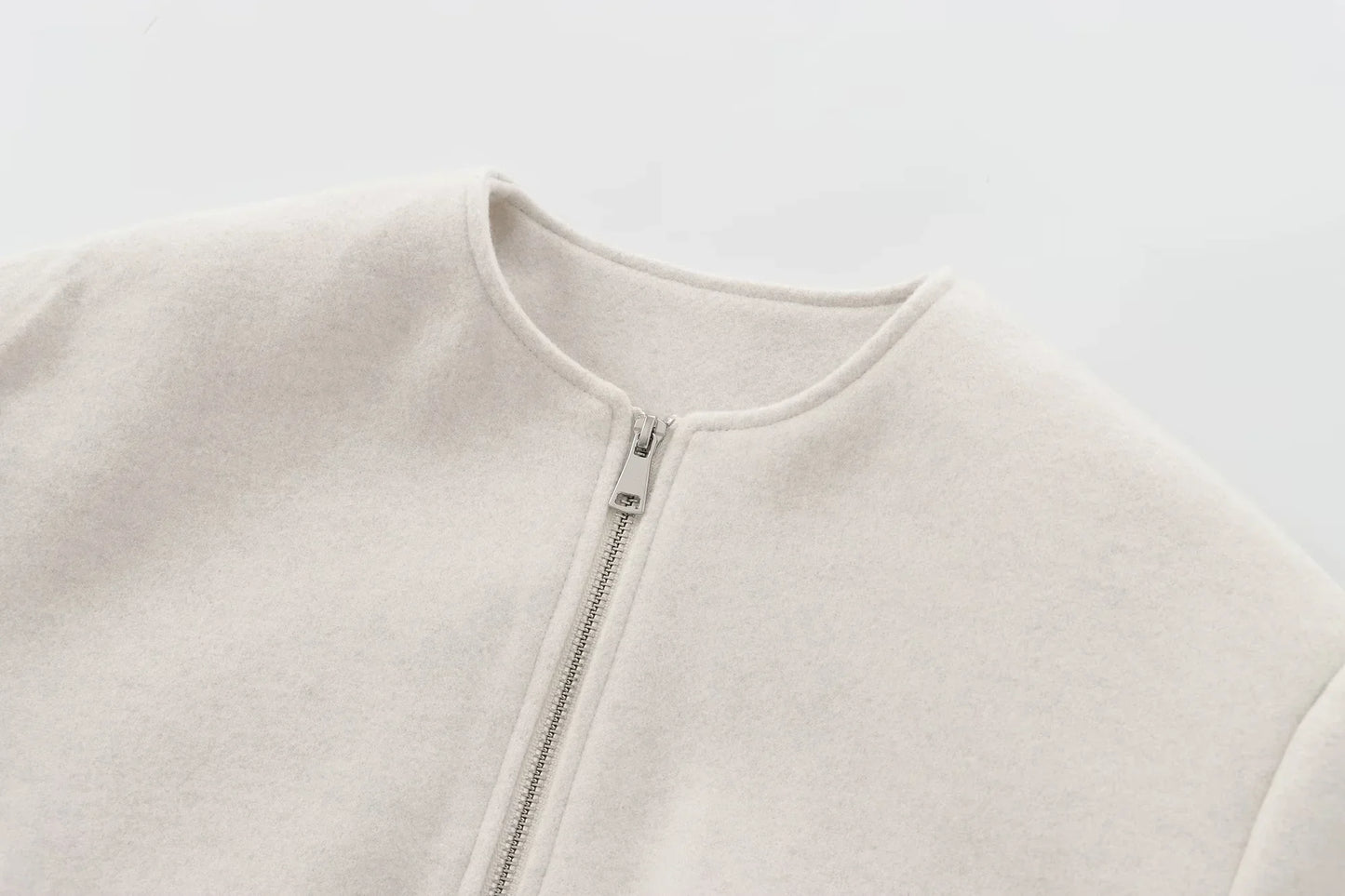 Chaqueta Bomber Beige