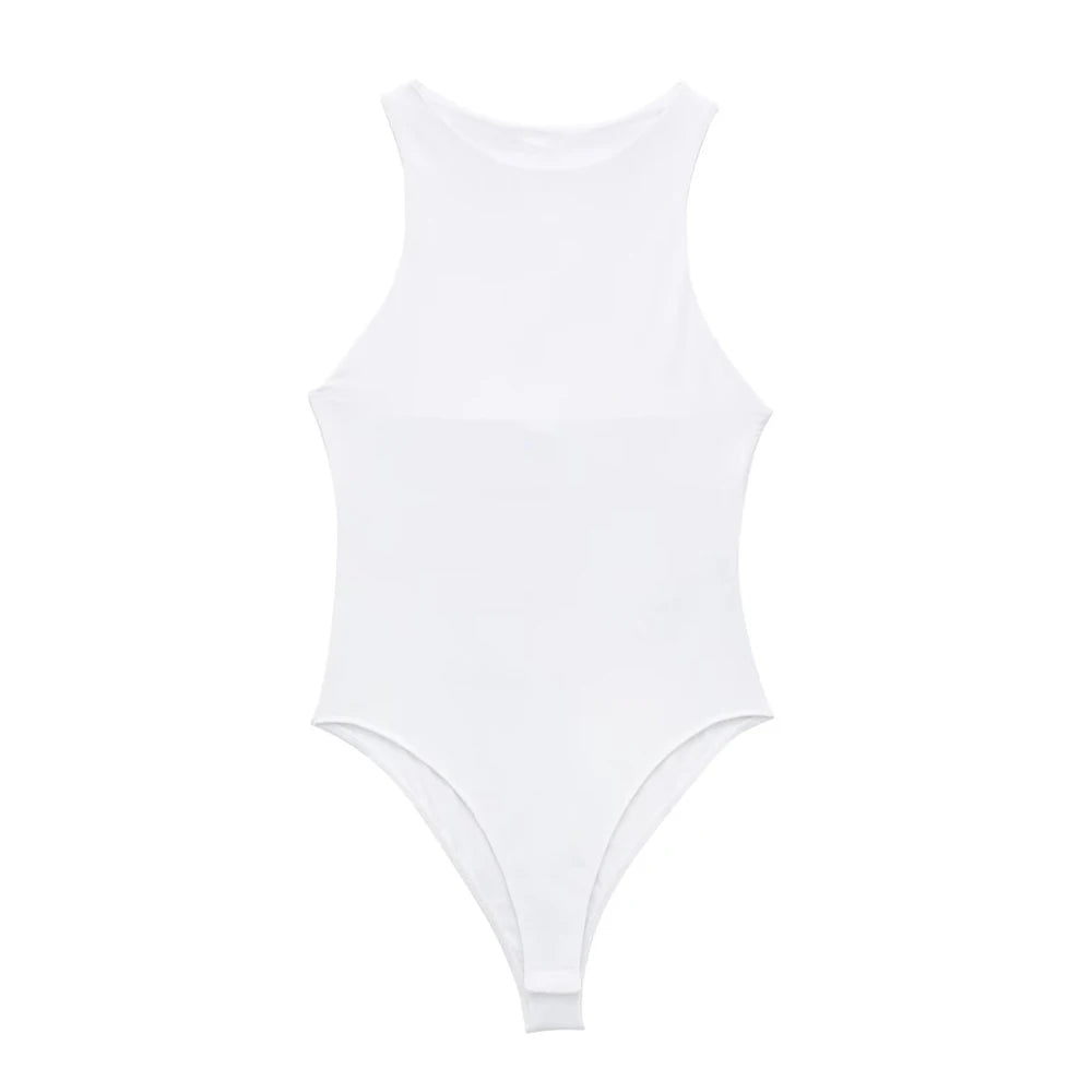 Body halter sin mangas