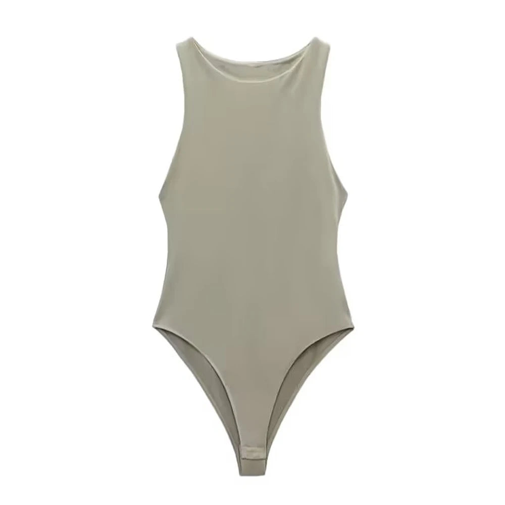 Body halter sin mangas