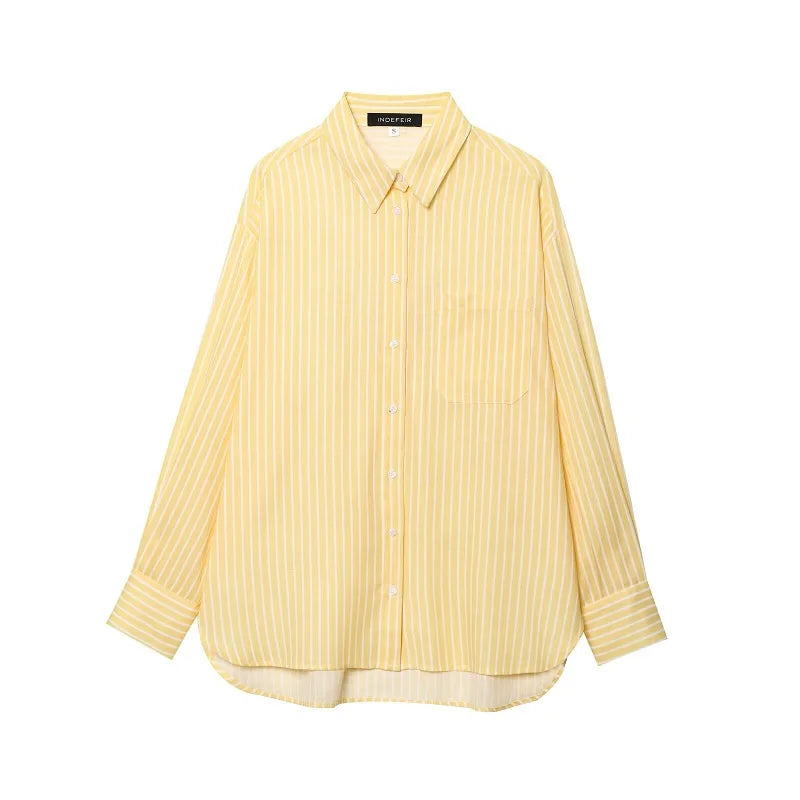 CAMISA OVERSIZE DE RAYAS