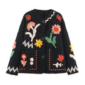 CHAQUETA BORDADA FLORES