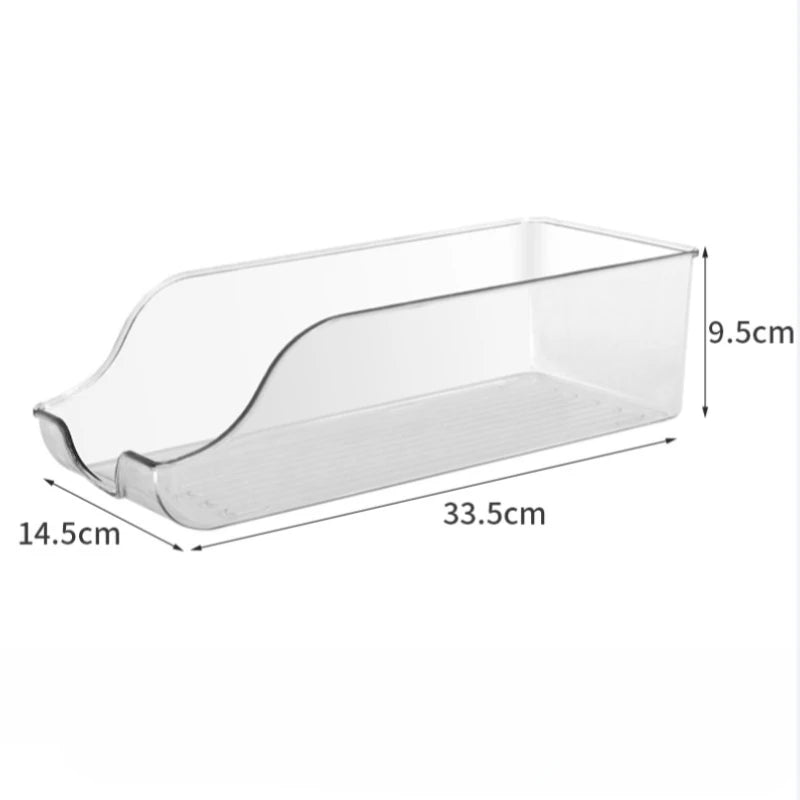 Refrigerator Can Organizer – Clear and Stackable