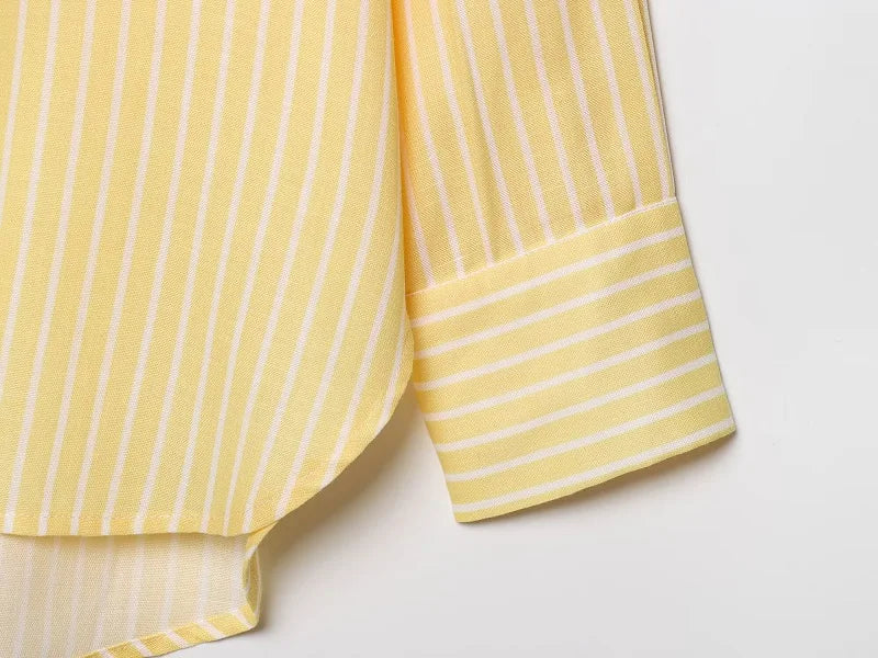 CAMISA OVERSIZE DE RAYAS