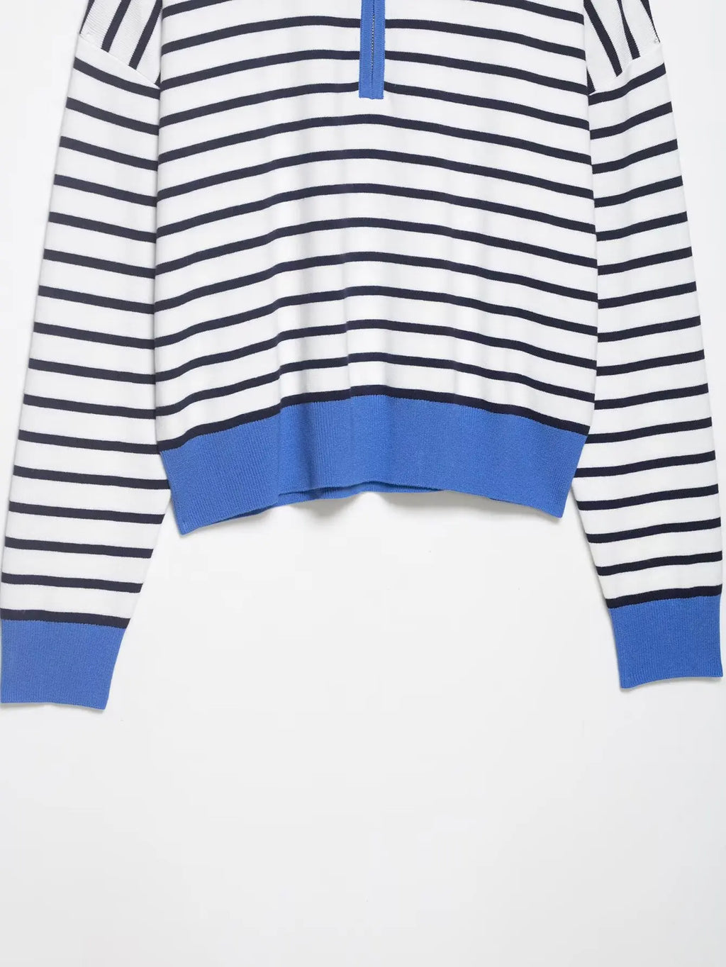 STRIPED POLO SWEATER