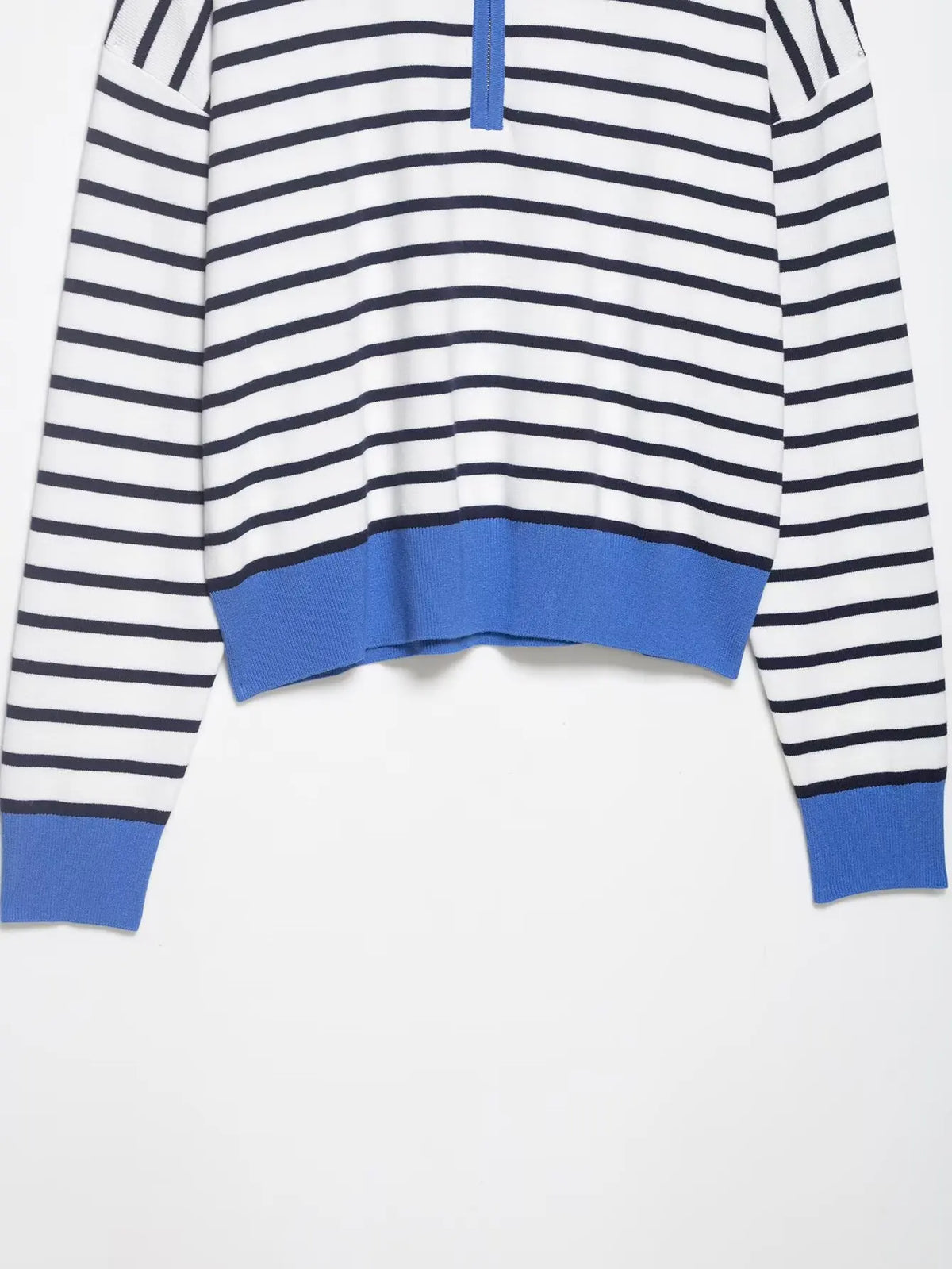 STRIPED POLO SWEATER