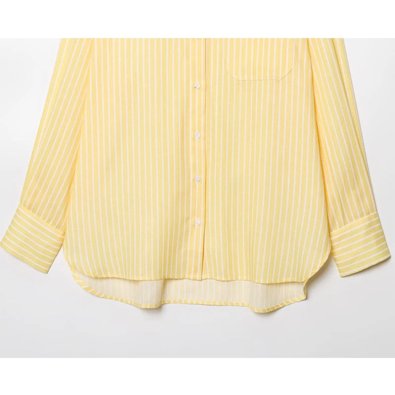 CAMISA OVERSIZE DE RAYAS