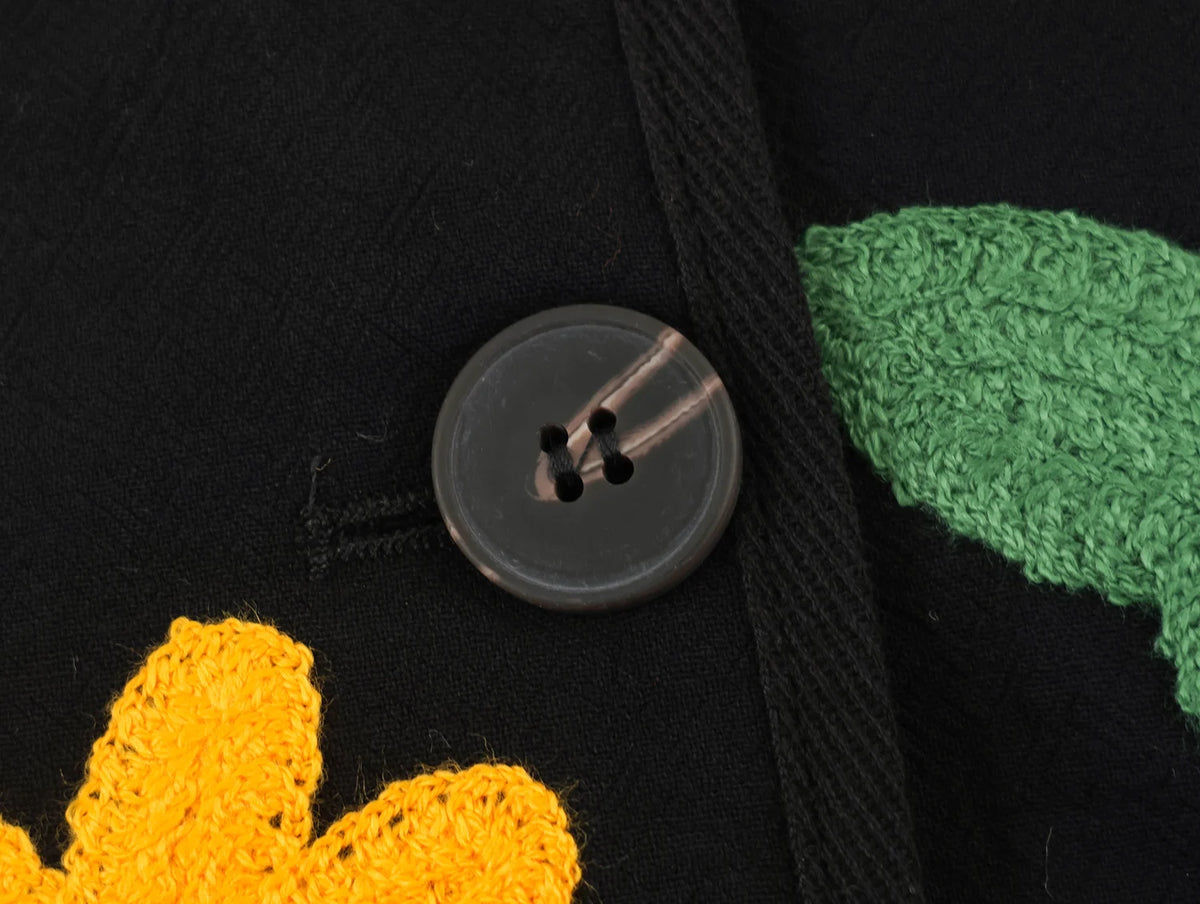 CHAQUETA BORDADA FLORES